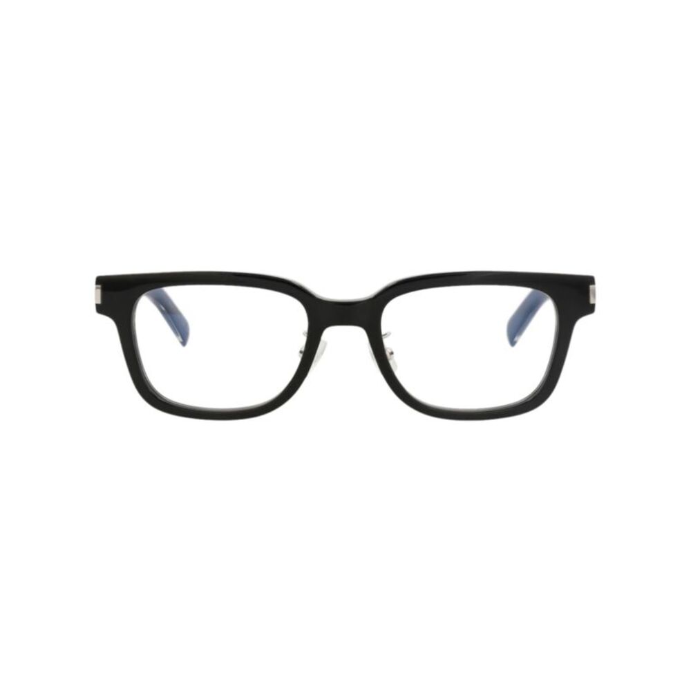 Saint Laurent Square-Frame Recycled Acetate Optical Frames Black Unisex-Adult